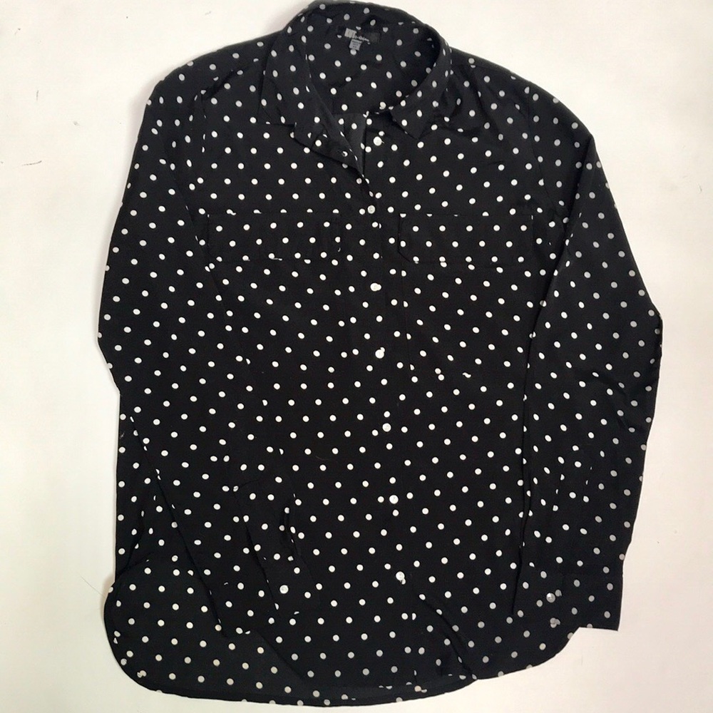Kut from the Kloth Polka Dot Blouse - Picture 2 of 8